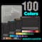 Faber-Castell® 100 Color Black Edition Colored Pencil Tin Set